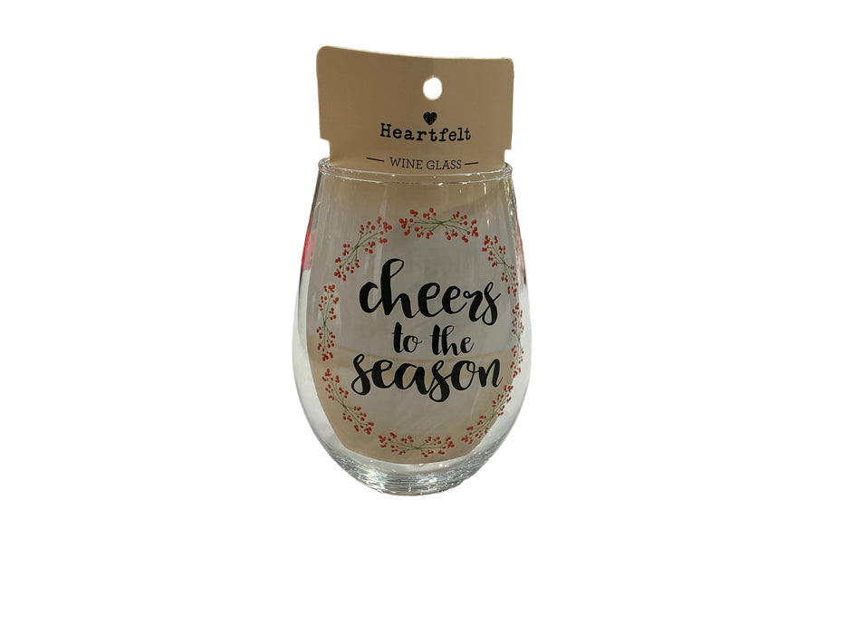 20oz Wine Glass-Cheers Season
