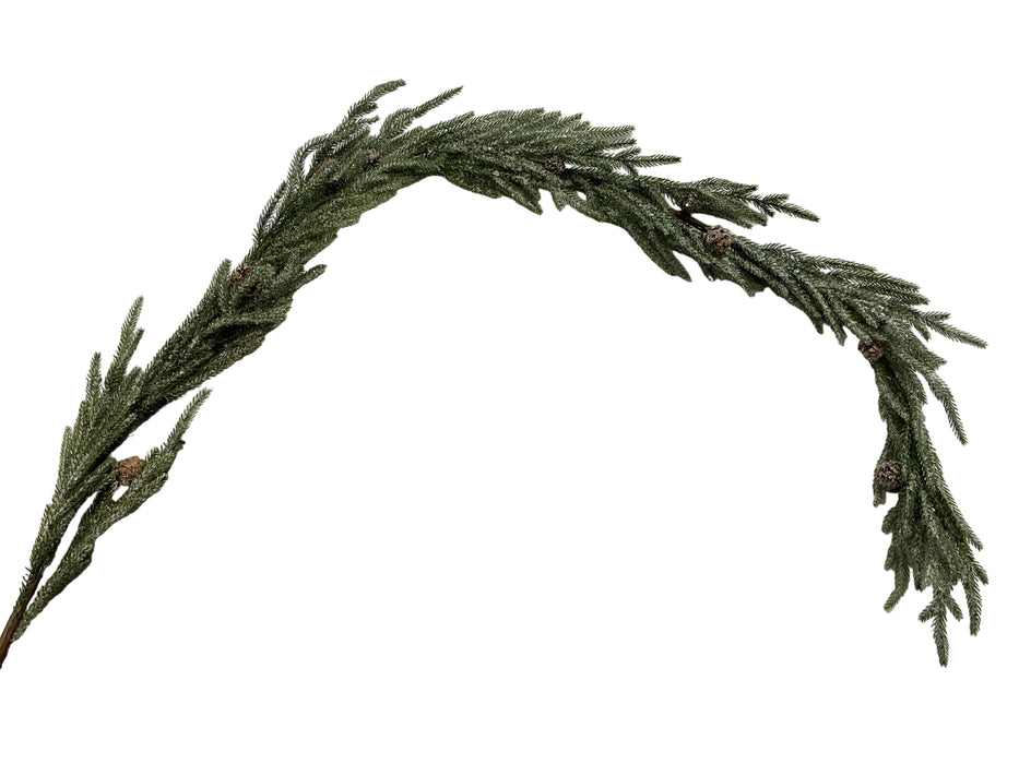 5' Garland- Snowy Pine