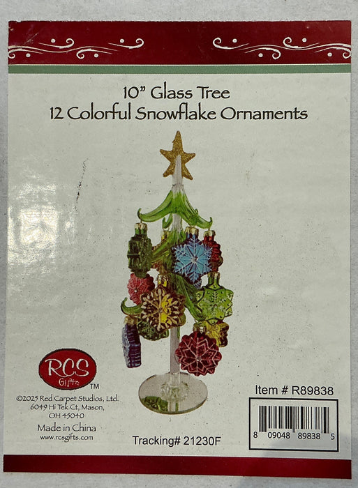Mini Christmas Tree w/ Snowflake
