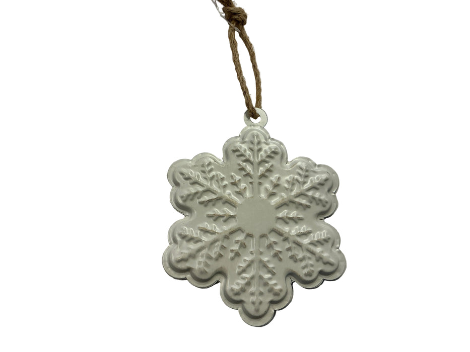 Vintage White Snowflake