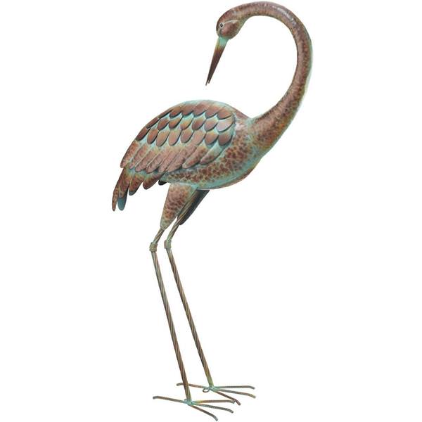 Regal Crane Standing Preening