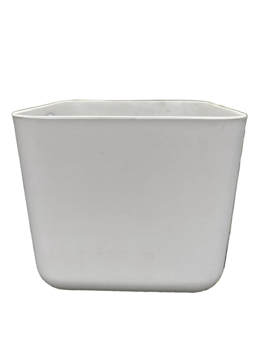 Artstone Rubi 6"sq Pltr White