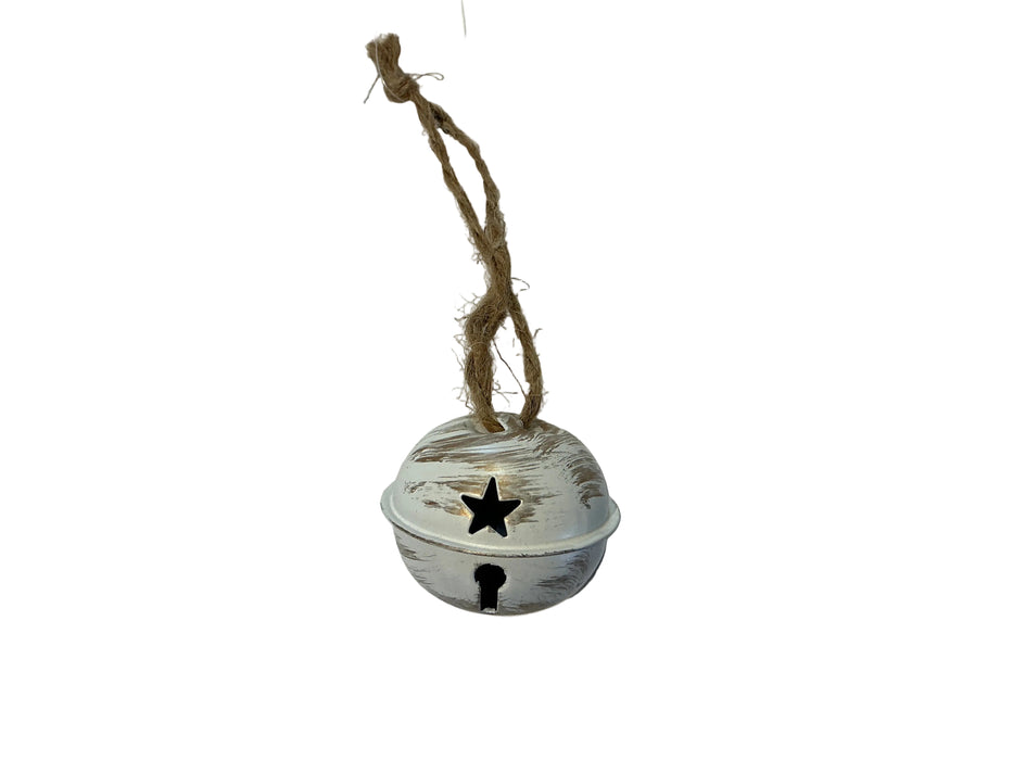 Vintage White Jingle Bell