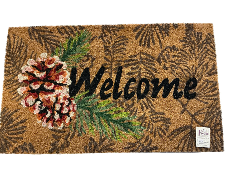 Doormat-Pinecone