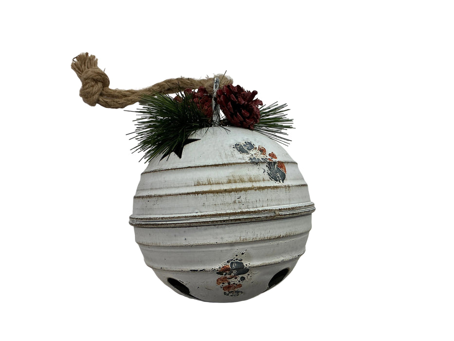 Antique White Bell Round