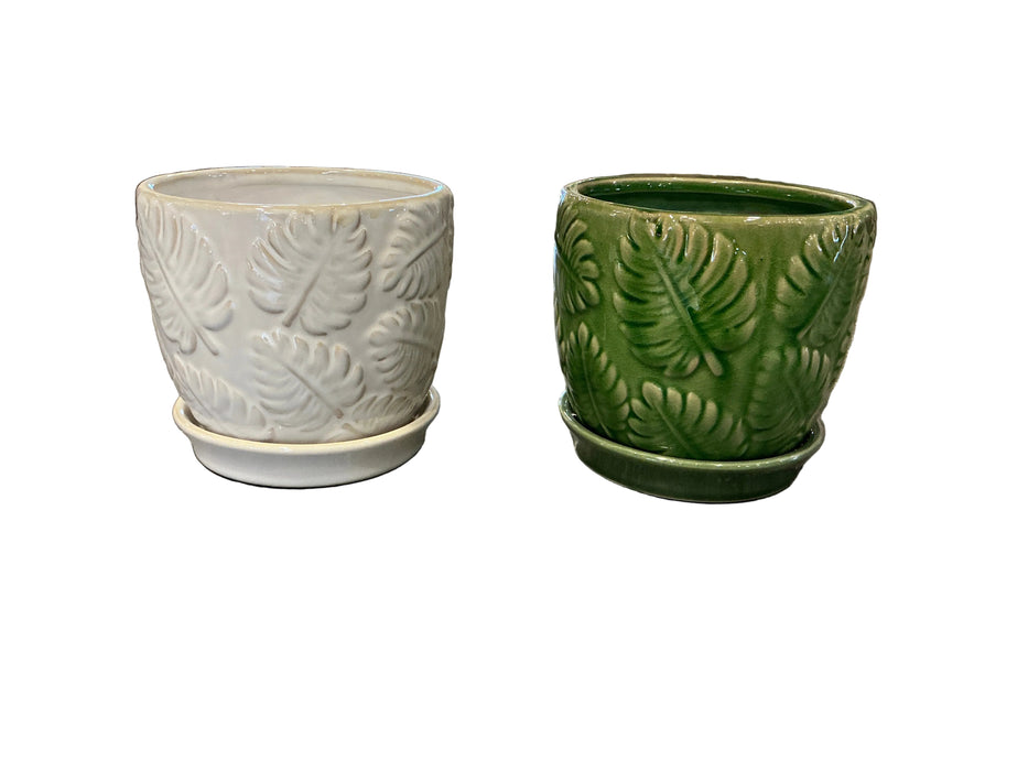5" Leaf Planter