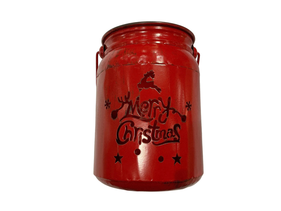 Vintage Red Mason Jar