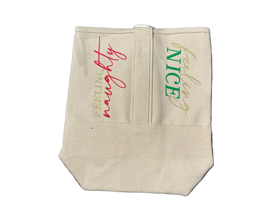 Wine Tote- Naughty Nice