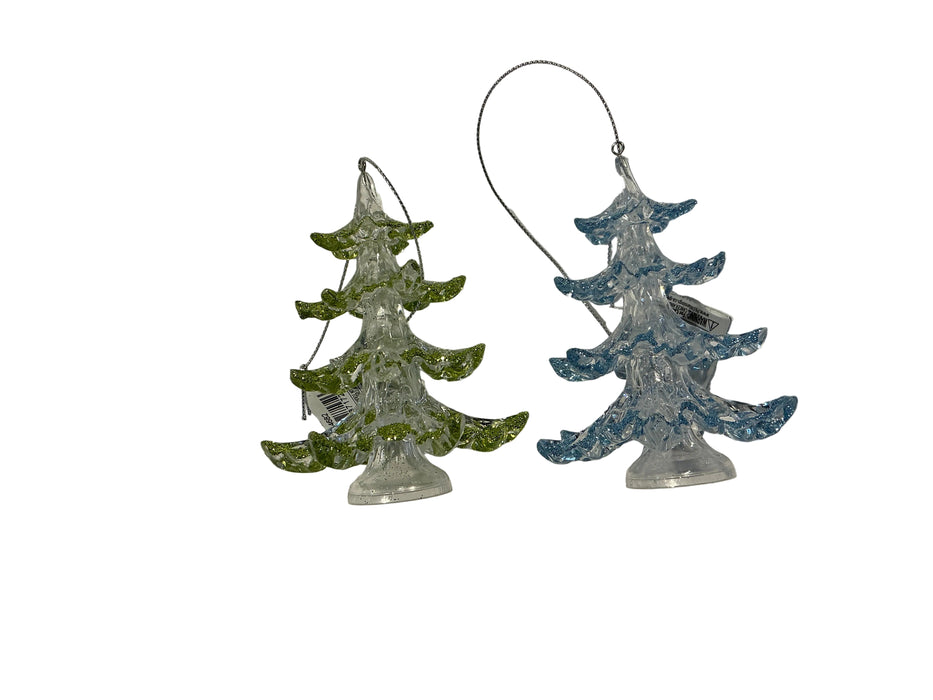 Ornament-3.75" Acrylic Tree