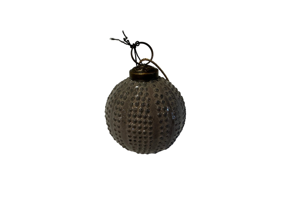 3" Round Glass Ornament