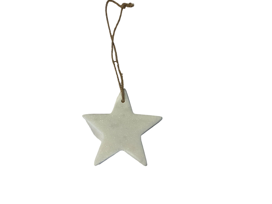 Marble Ornament Star