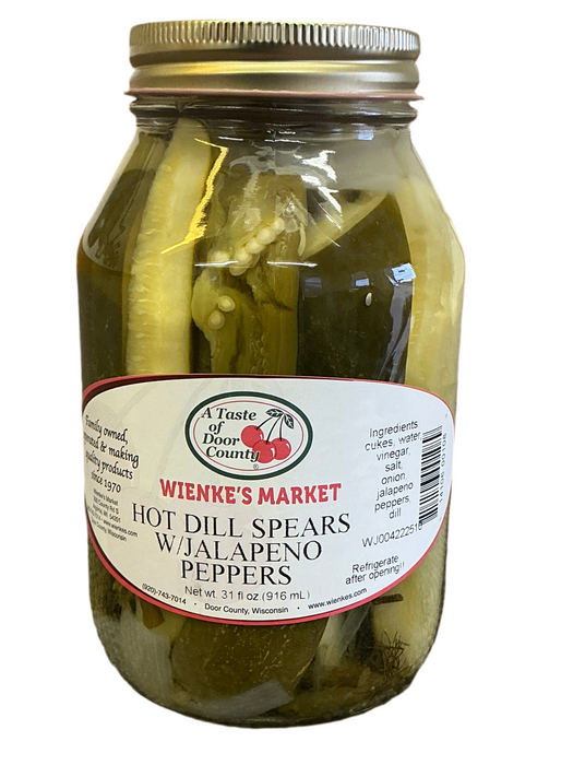 Wienke Jalapeno Dill Spear-Quart