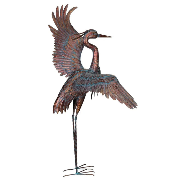 Regal 48" Copper Heron Dancing