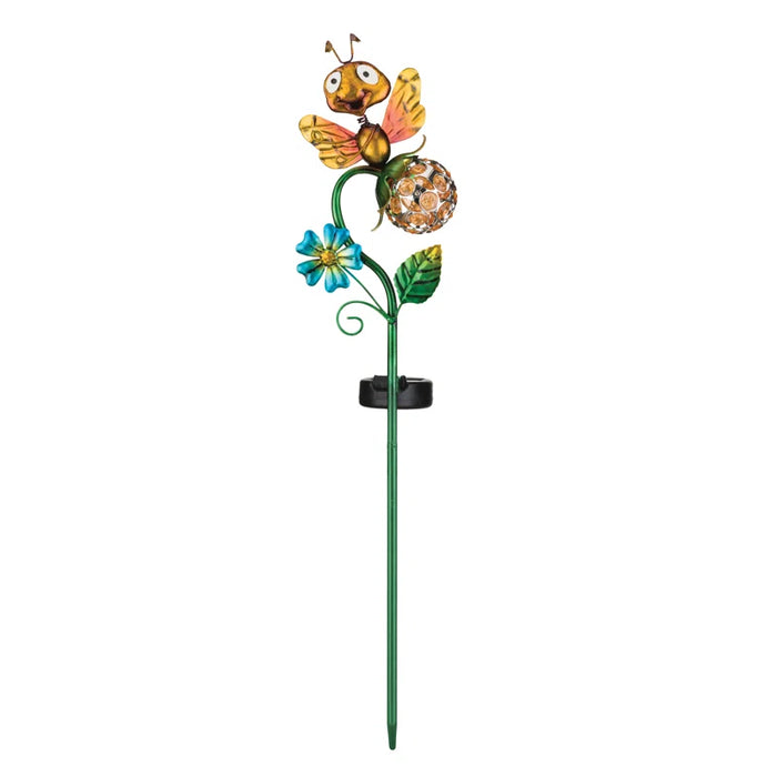 Regal Crystal Solar Stake Bee