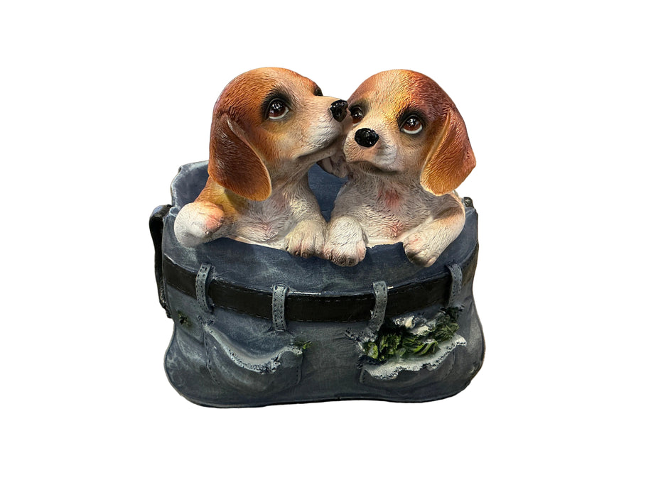 Dog Planter Brown