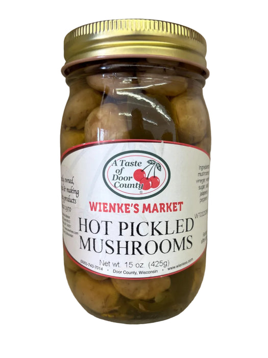 Wienke Hot Pickled Mushrooms