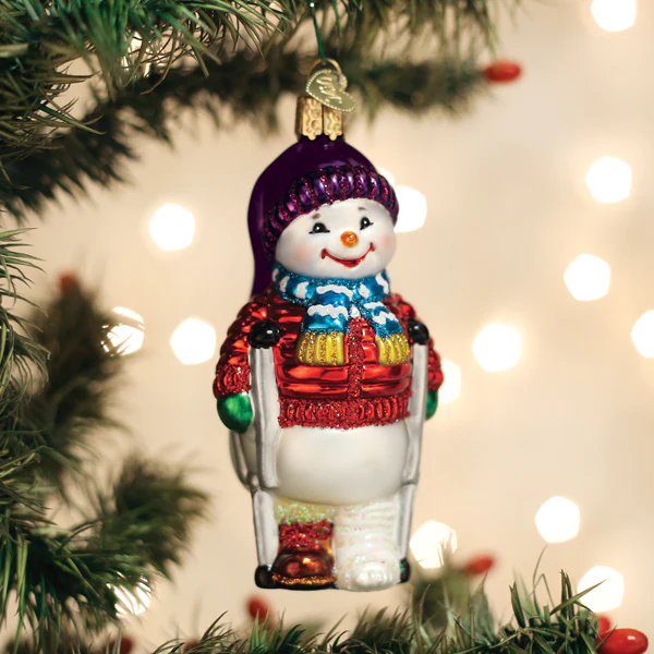 OWC-Snowman With Crutches