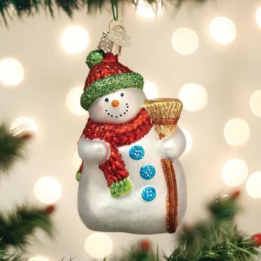 OWC-Snowman With Broom