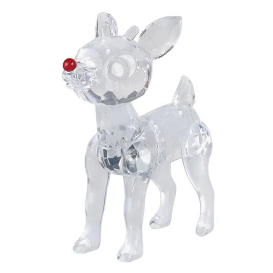 OWC-Rudolph Crystal Figurine