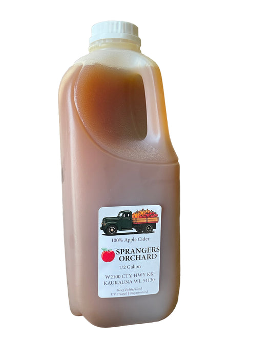 Sprangers Apple Cider 1/2 Gal