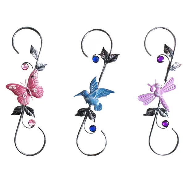 16" Butterfly Planter Hooks